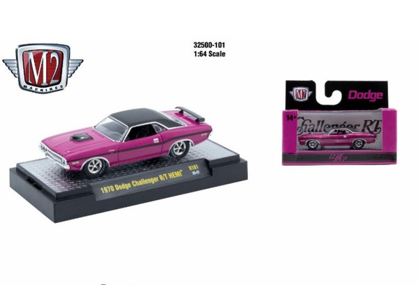 M2 Machines AutoThentics Rel 101 1:64 1970 Dodge Challenger R/T